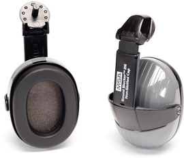 MSA Sound Blocker™ Gray Cap Mount Earmuffs